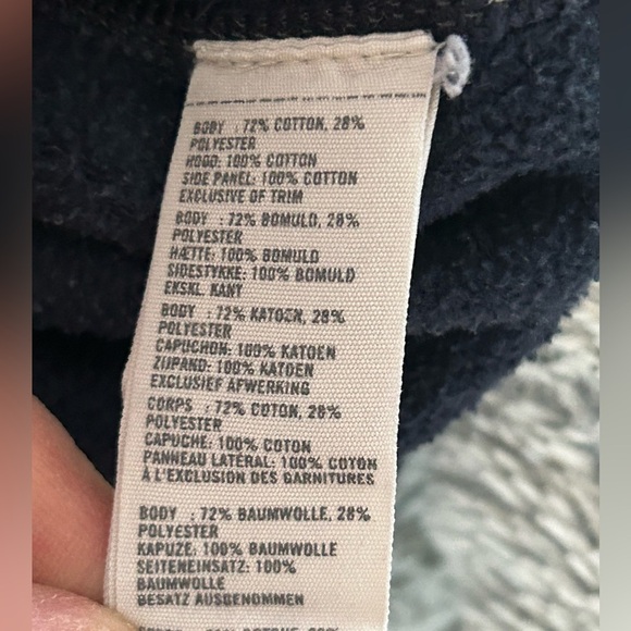 Y2K Abercrombie & Fitch Men’s Small Muscle Fit Distressed Hoodie Pullover - Picture 5 of 8